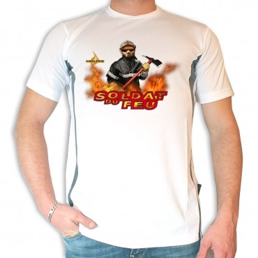Tee shirt Men Fire : Soldat du Feu