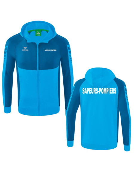 Veste avec capuche Erima - Six Wings - Sapeurs-Pompiers
