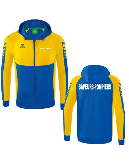 Veste avec capuche Erima - Six Wings - Sapeurs-Pompiers