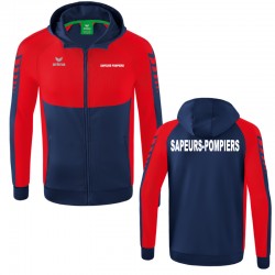 Veste avec capuche Erima - Six Wings - Sapeurs-Pompiers