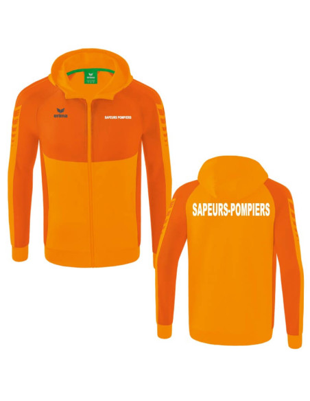 Veste avec capuche Erima - Six Wings - Sapeurs-Pompiers