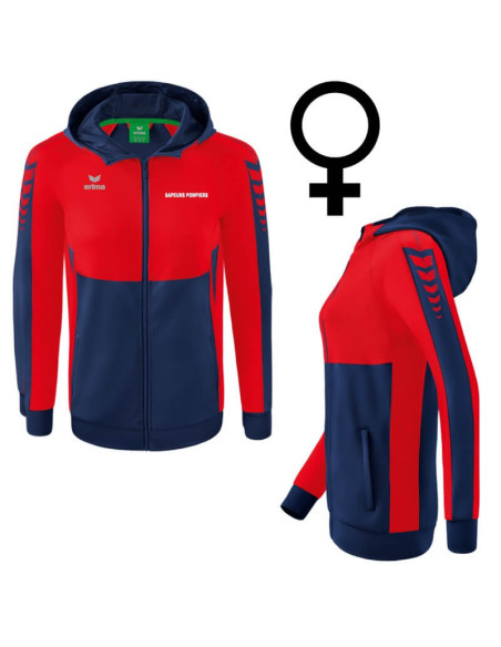 Veste avec capuche Erima - Six Wings - Sapeurs-Pompiers