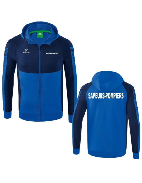 Veste avec capuche Erima - Six Wings - Sapeurs-Pompiers