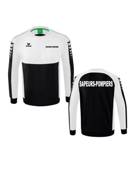 Sweat Shirt Erima - Six Wings - Sapeurs-Pompiers