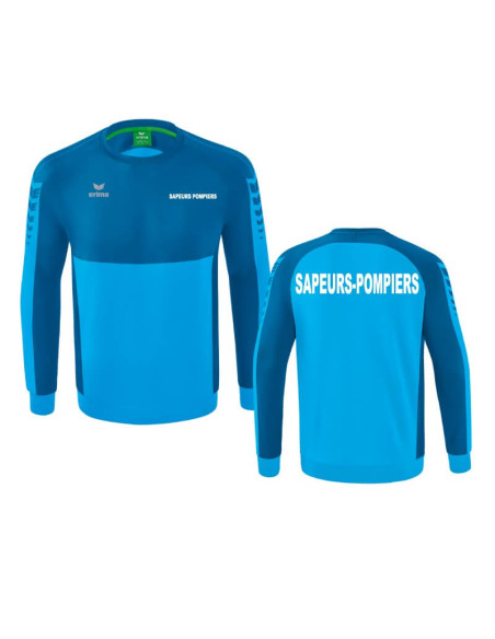 Sweat Shirt Erima - Six Wings - Sapeurs-Pompiers