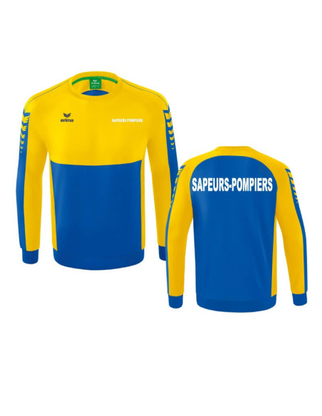 Sweat Shirt Erima - Six Wings - Sapeurs-Pompiers
