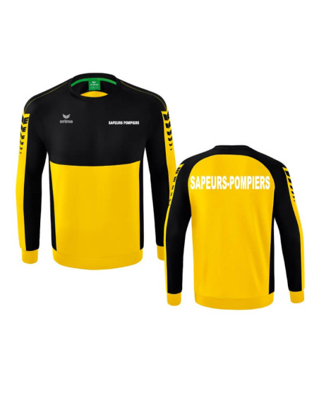 Sweat Shirt Erima - Six Wings - Sapeurs-Pompiers