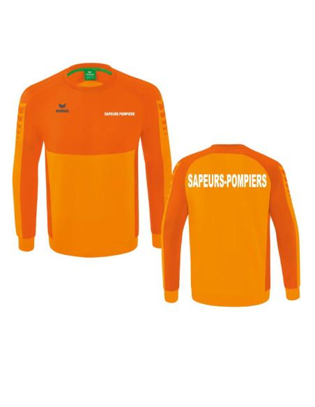 Sweat Shirt Erima - Six Wings - Sapeurs-Pompiers
