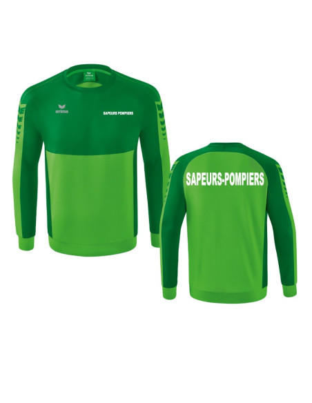 Sweat Shirt Erima - Six Wings - Sapeurs-Pompiers