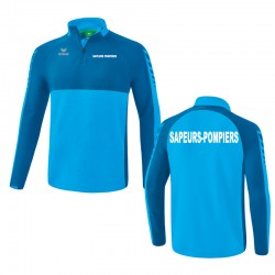 Sweat 1/4 zip Erima - Six Wings - Sapeurs-Pompiers