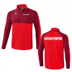 Sweat 1/4 zip Erima - Six Wings - Sapeurs-Pompiers