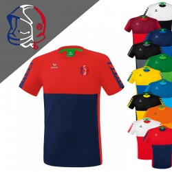 Tee Shirt Erima Six Wings - Casque Tricolore