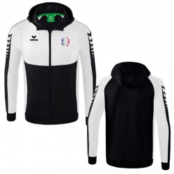 Veste avec capuche Erima - Six Wings - Casque Tricolore