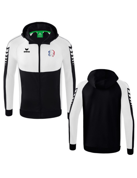 Veste avec capuche Erima - Six Wings - Casque Tricolore