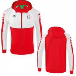 Veste avec capuche Erima - Six Wings - Casque Tricolore