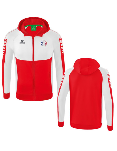 Veste avec capuche Erima - Six Wings - Casque Tricolore