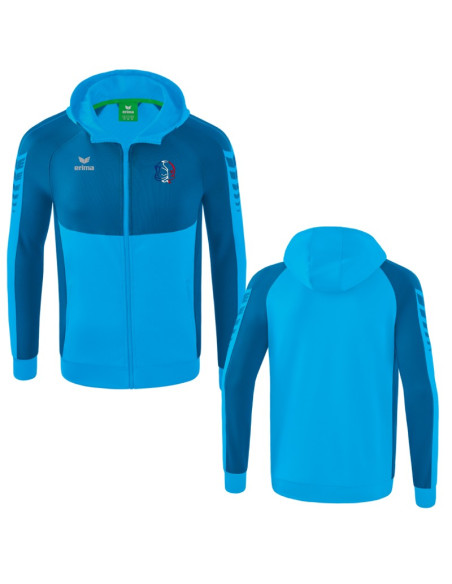 Veste avec capuche Erima - Six Wings - Casque Tricolore