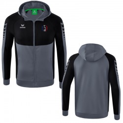 Veste avec capuche Erima - Six Wings - Casque Tricolore