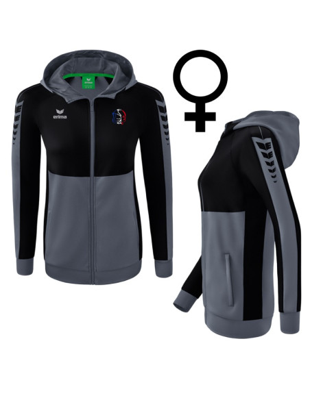 Veste avec capuche Erima - Six Wings - Casque Tricolore