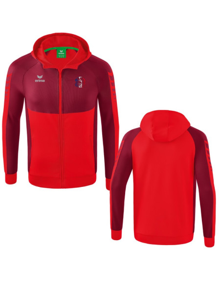 Veste avec capuche Erima - Six Wings - Casque Tricolore