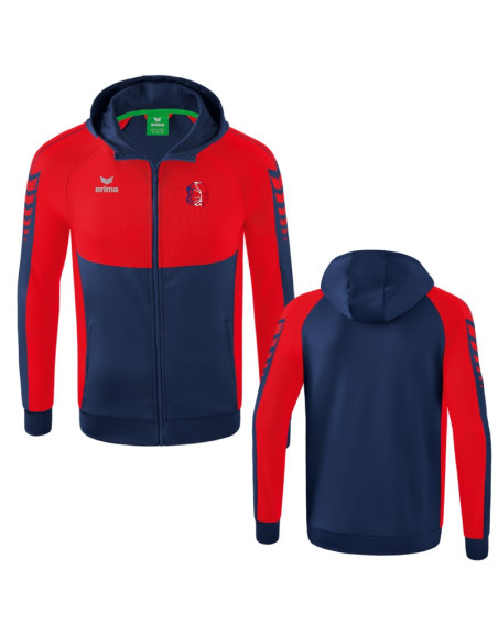 Veste avec capuche Erima - Six Wings - Casque Tricolore