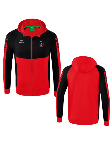 Veste avec capuche Erima - Six Wings - Casque Tricolore