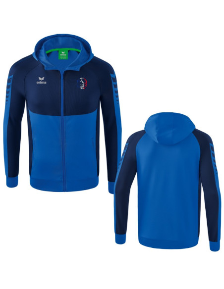 Veste avec capuche Erima - Six Wings - Casque Tricolore