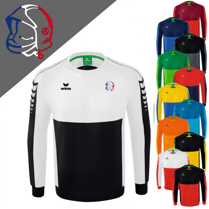 Sweat Shirt Erima - Six Wings - Casque Tricolore