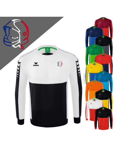 Sweat Shirt Erima - Six Wings - Casque Tricolore