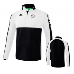 Sweat 1/4 zip Erima - Six Wings - Casque Tricolore