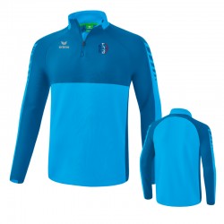 Sweat 1/4 zip Erima - Six Wings - Casque Tricolore