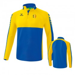 Sweat 1/4 zip Erima - Six Wings - Casque Tricolore