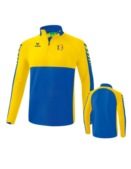 Sweat 1/4 zip Erima - Six Wings - Casque Tricolore Sweat 1/4 zip Erima - Six Wings - Casque Tricolore