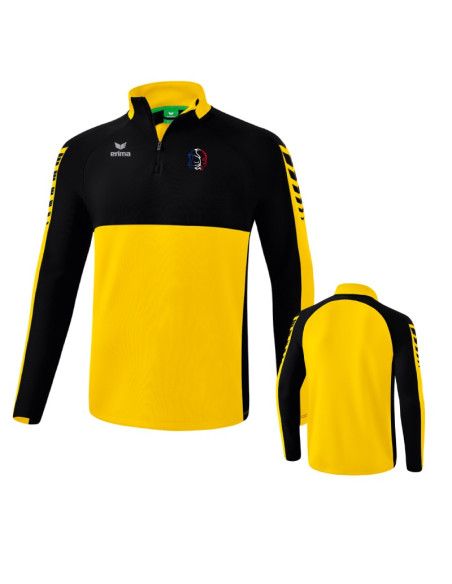 Sweat 1/4 zip Erima - Six Wings - Casque Tricolore Sweat 1/4 zip Erima - Six Wings - Casque Tricolore
