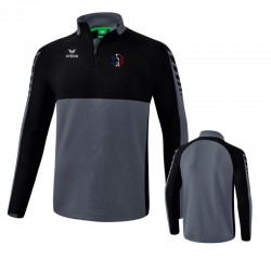 Sweat 1/4 zip Erima - Six Wings - Casque Tricolore