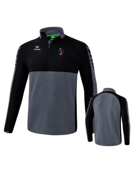 Sweat 1/4 zip Erima - Six Wings - Casque Tricolore Sweat 1/4 zip Erima - Six Wings - Casque Tricolore