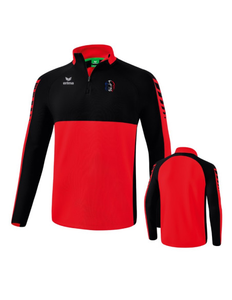 Sweat 1/4 zip Erima - Six Wings - Casque Tricolore Sweat 1/4 zip Erima - Six Wings - Casque Tricolore