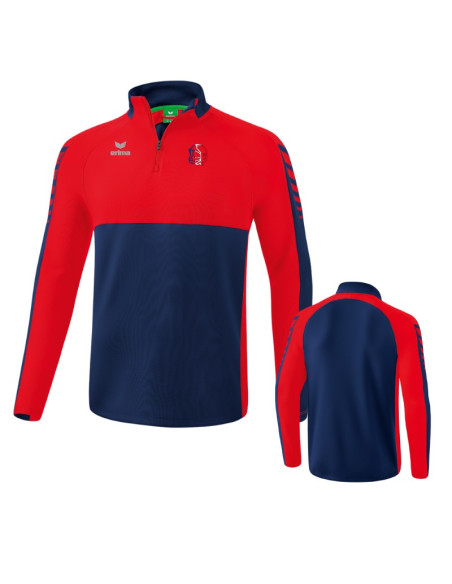 Sweat 1/4 zip Erima - Six Wings - Casque Tricolore Sweat 1/4 zip Erima - Six Wings - Casque Tricolore