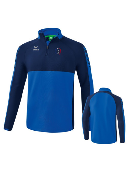 Sweat 1/4 zip Erima - Six Wings - Casque Tricolore Sweat 1/4 zip Erima - Six Wings - Casque Tricolore