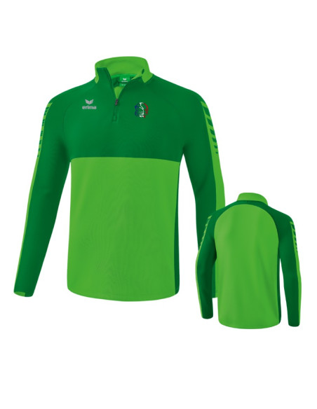 Sweat 1/4 zip Erima - Six Wings - Casque Tricolore Sweat 1/4 zip Erima - Six Wings - Casque Tricolore