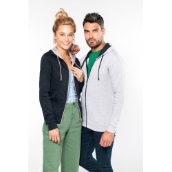 Sweat-shirt avec capuche - zippé