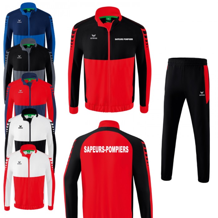 Pack Sport Veste + Pantalon Erima Six Wings - Sapeurs-Pompiers