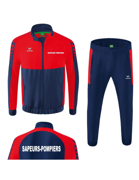 Pack Sport Veste + Pantalon Erima Six Wings - Sapeurs-Pompiers Pack Sport Veste + Pantalon Erima Six Wings - Sapeurs-Pompiers