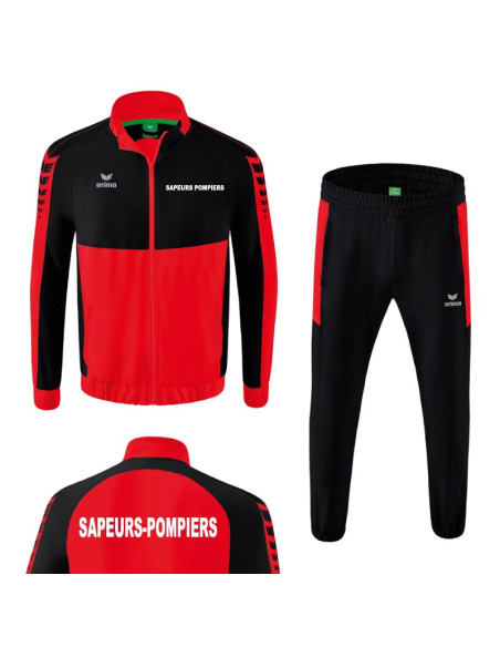 Pack Sport Veste + Pantalon Erima Six Wings - Sapeurs-Pompiers Pack Sport Veste + Pantalon Erima Six Wings - Sapeurs-Pompiers