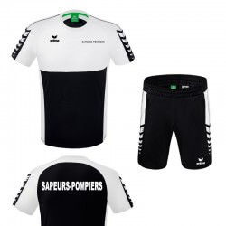 Pack Sport T-shirt + Short Erima Six Wings - Sapeurs-Pompiers