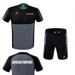 Pack Sport T-shirt + Short Erima Six Wings - Sapeurs-Pompiers