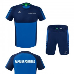 Pack Sport T-shirt + Short Erima Six Wings - Sapeurs-Pompiers