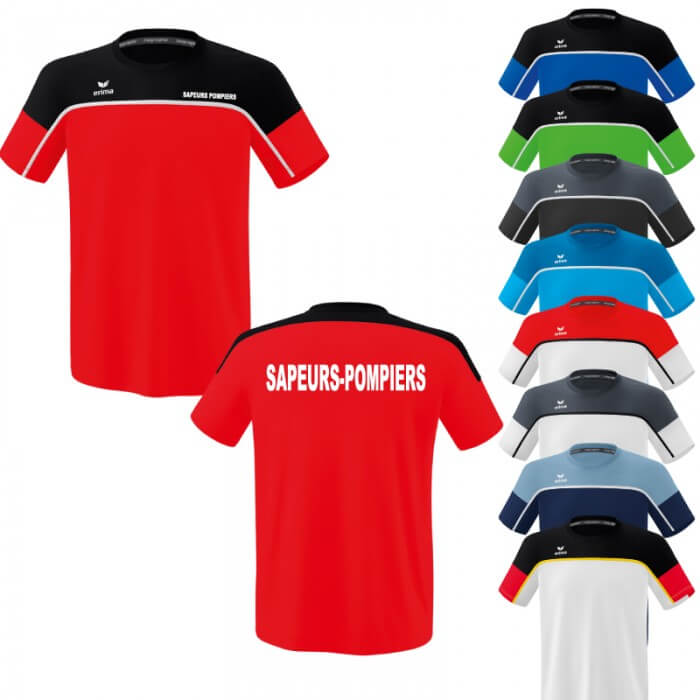 Tee Shirt Erima CHANGE - Sapeurs-Pompiers