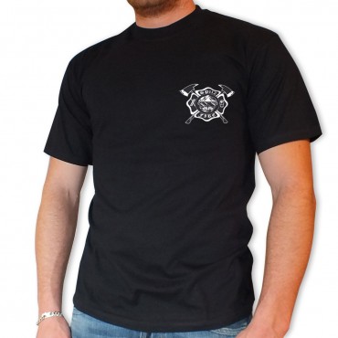 Tee shirt Men Fire : Blason Casque F2