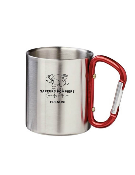 Mug Inox Personnalisé - Men Fire La boutique des Amicales SP